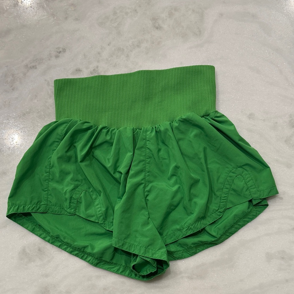 Green Athletic Shorts for Women